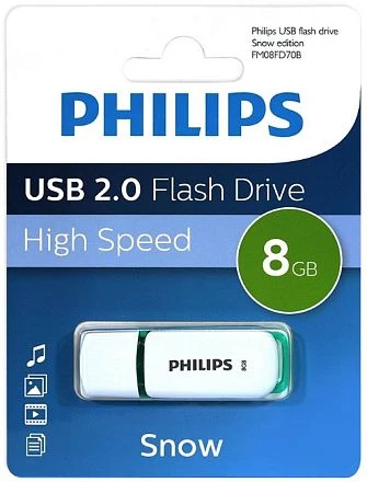 Flash Drive 8Gb Philips Snow USB 2.0